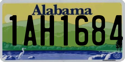 AL license plate 1AH1684