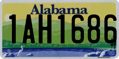 AL license plate 1AH1686