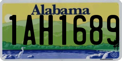AL license plate 1AH1689