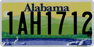 AL license plate 1AH1712