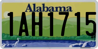 AL license plate 1AH1715
