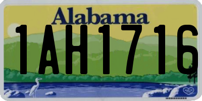 AL license plate 1AH1716