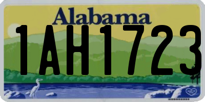 AL license plate 1AH1723