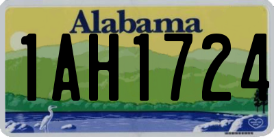 AL license plate 1AH1724