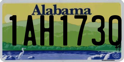 AL license plate 1AH1730