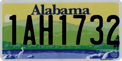 AL license plate 1AH1732