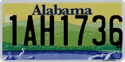 AL license plate 1AH1736