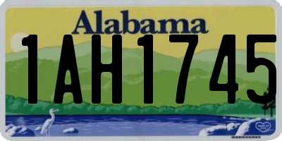 AL license plate 1AH1745