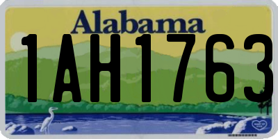 AL license plate 1AH1763