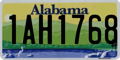 AL license plate 1AH1768