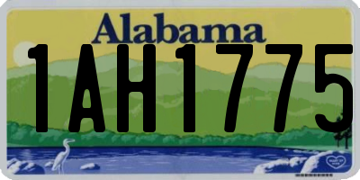 AL license plate 1AH1775