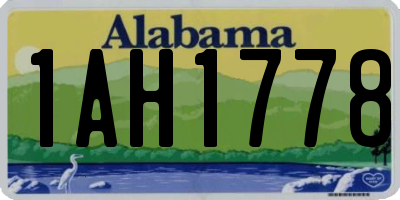 AL license plate 1AH1778