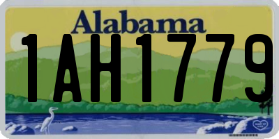 AL license plate 1AH1779