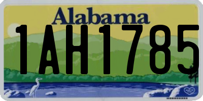AL license plate 1AH1785