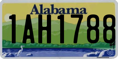 AL license plate 1AH1788