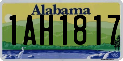 AL license plate 1AH1817