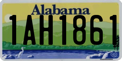 AL license plate 1AH1861