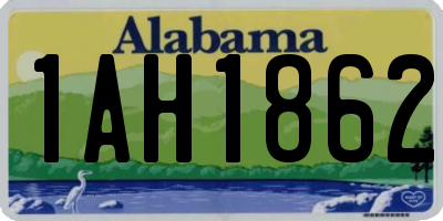 AL license plate 1AH1862