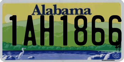 AL license plate 1AH1866