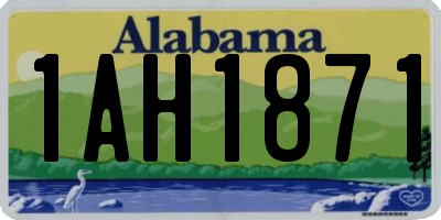 AL license plate 1AH1871