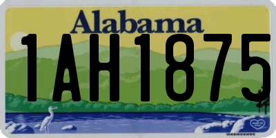 AL license plate 1AH1875