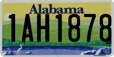 AL license plate 1AH1878