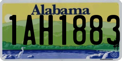 AL license plate 1AH1883