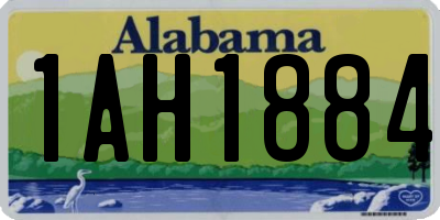 AL license plate 1AH1884