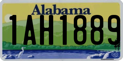 AL license plate 1AH1889