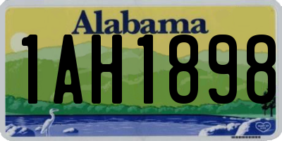 AL license plate 1AH1898