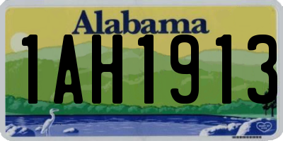 AL license plate 1AH1913