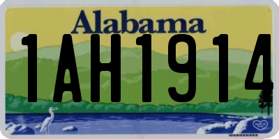 AL license plate 1AH1914