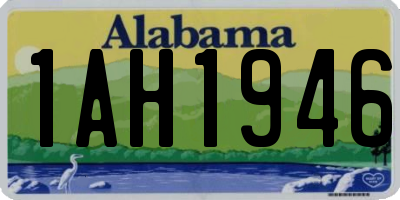 AL license plate 1AH1946