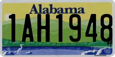 AL license plate 1AH1948