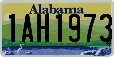 AL license plate 1AH1973