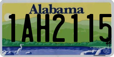 AL license plate 1AH2115