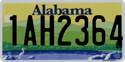 AL license plate 1AH2364