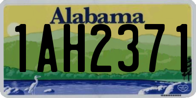AL license plate 1AH2371