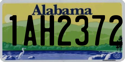 AL license plate 1AH2372