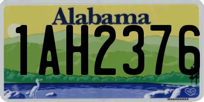 AL license plate 1AH2376