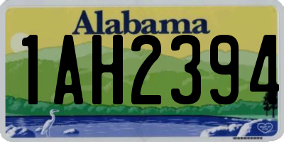 AL license plate 1AH2394