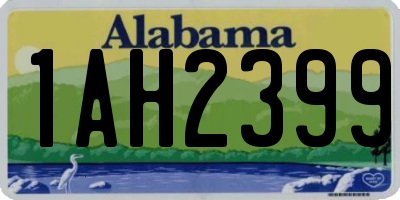 AL license plate 1AH2399