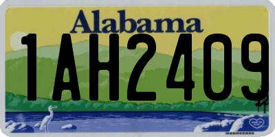 AL license plate 1AH2409