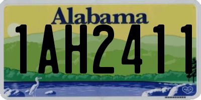 AL license plate 1AH2411