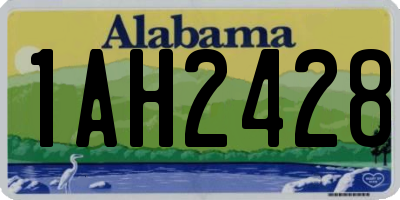 AL license plate 1AH2428