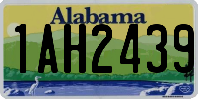 AL license plate 1AH2439