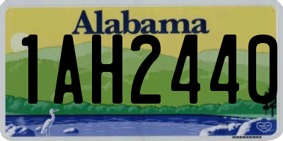 AL license plate 1AH2440