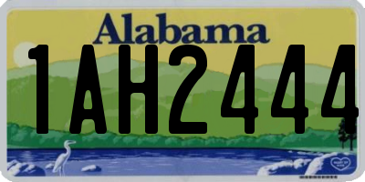 AL license plate 1AH2444
