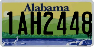 AL license plate 1AH2448