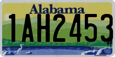 AL license plate 1AH2453